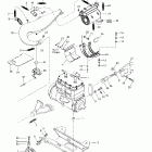 Grand Touring 500/583 Крепление двигателя и глушитель (583)
