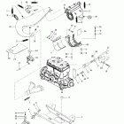 Formula 583 Крепление двигателя и глушитель (583)