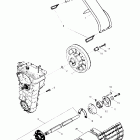 Skandic Wide Track 05- drive axle, track and belt guard
