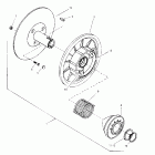 Skandic Super Wide Track Ведомый шкив