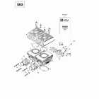 Touring E Цилиндр, выпускной коллектор (503)