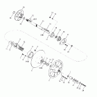 Skandic 380/500 Ведомый шкив