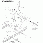 Touring E 08- rear arm, rear suspension 121-136