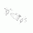 Touring E 04- electric starter bracket