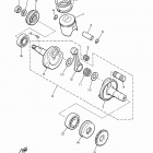 BRAVO 250 BR250TA1 Коленчатый вал и Поршень