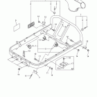 RS VENTURE RST90YS Кронштейн крепления (паук рулевой)