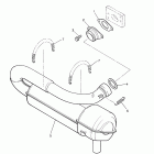 BRAVO T BR250TY Выхлопная система
