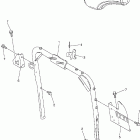 SX Venom ER Кронштейн крепления (паук рулевой)