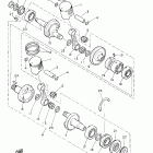 VK540 III Коленчатый вал и Поршень