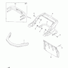 Venture 700 Бампер, Багажник. Брызговик