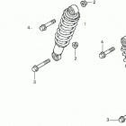 TRX300FW Front shock absorber 93-95