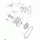 SX 500R Водяной насос