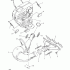 Vmax 700 Deluxe Выхлопная система