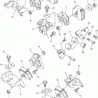 SRX700F/SRX700SF Крепление двигателя