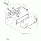 Vmax 700 Deluxe Фонарь задний