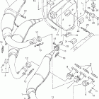 SRX700F/SRX700SF Выхлопная система