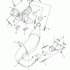 SX 500R Выхлопная система