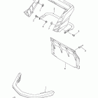 SX 500R Бампер, Багажник. Брызговик