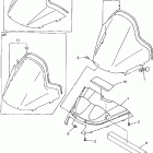 V-MAX 500-VT500C/VX500ERC Стекло ветровое