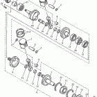 VMAX 500 SX-VX500SXBC Коленчатый вал и Поршень