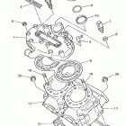VMAX 600-VX600C/VX500C Головка цилиндра