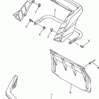 VMAX 600-VX600C/VX500C Бампер, Багажник. Брызговик