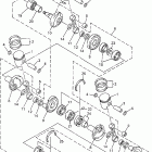 SRX600C Коленчатый вал и Поршень