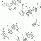 VMAX 700 SX-VX700SXBC/VX600SXBC Крепление двигателя