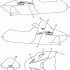 VMAX 500 SX-VX500SXBC Наклейки