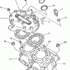 VMAX 500 SX-VX500SXBC Головка цилиндра