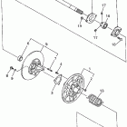 VMAX 600-VX600C/VX500C Вторичный вал