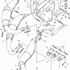 SRX600C Выхлопная система