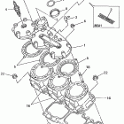 VMAX 700 SX-VX700SXBC/VX600SXBC Головка цилиндра