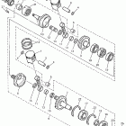 V-MAX 500-VT500C/VX500ERC Коленчатый вал и Поршень