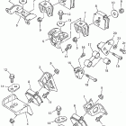 SRX700C/SRX700SC Крепление двигателя