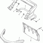 SRX700C/SRX700SC Бампер, Багажник. Брызговик
