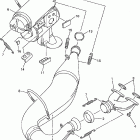 VMAX 600-VX600C/VX500C Выхлопная система
