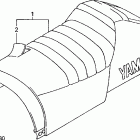 VMAX 600-VX600C/VX500C Дополнительное сидение