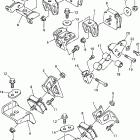 SRX600B/SRX600SB Крепление двигателя