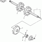 SRX600B/SRX600SB Привод трака 1