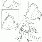 VMAX 500 XTC DELUXE (ELEC START)-VX500XTCDB/VX600XTCDB Стекло ветровое