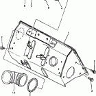 BR250TB Кронштейн крепления (паук рулевой)