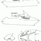 VMAX 500 XTC DELUXE (ELEC START)-VX500XTCDB/VX600XTCDB Наклейки