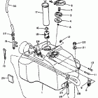 VK540 II-VK540EB Топливный бак