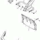 VMAX 500 XTC-VX500/VX600XTCB Бампер, Багажник. Брызговик