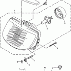 VMAX 500 XT-VX600XTB/VX500XTB Фара