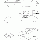 SRX700SB/SRX700PB/SRX700B Наклейки