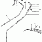 VT600B/VT500B Трос управления