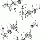 VT700B/VX700XTB Крепление двигателя