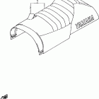 VMAX 500 XT-VX600XTB/VX500XTB Дополнительное сидение